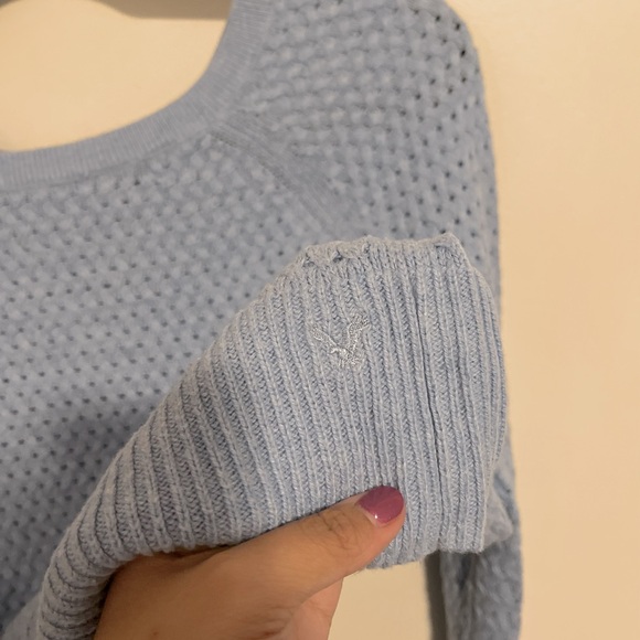 3/$20 ☀️ VGUC American Eagle Open Knit Sweater - Picture 2 of 6